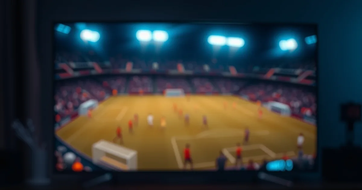 Twee afstandsbedieningen naast elkaar voor een tv die in het donker oplicht, symbool voor een dubbele IPTV-opzet als backup